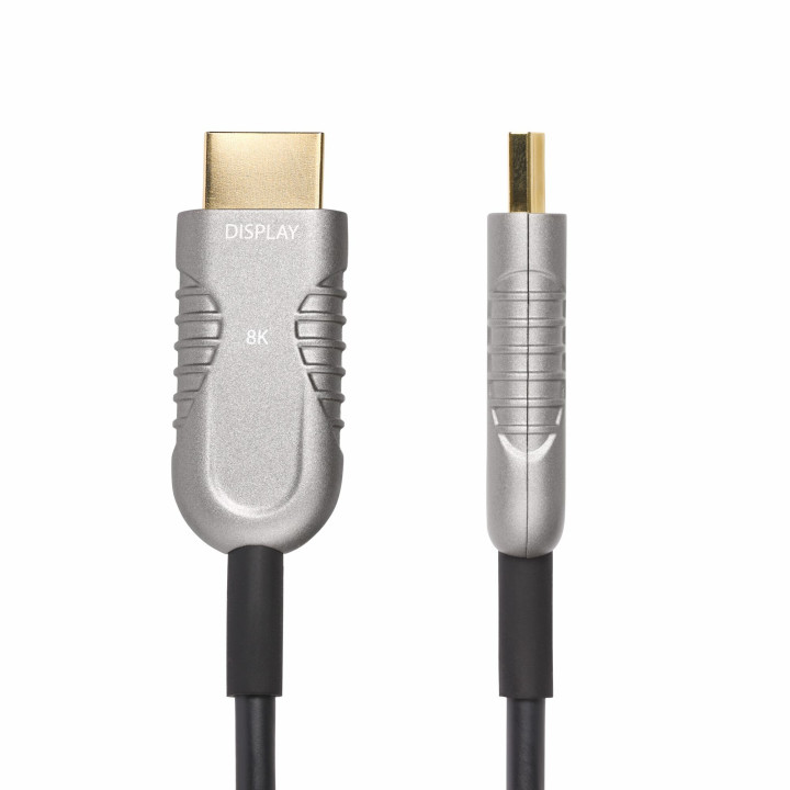 StarTech.com Câble Optique Actif (AOC) HDMI 2.1 Hybride de 30,4m, CMP, Plénum, Câble Fibre Optique HDMI 2.1/2.0 Ultra-Haute 