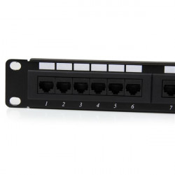 StarTech.com Panneau de brassage à 24 ports Cat6 type 110 montage en rack 1U
