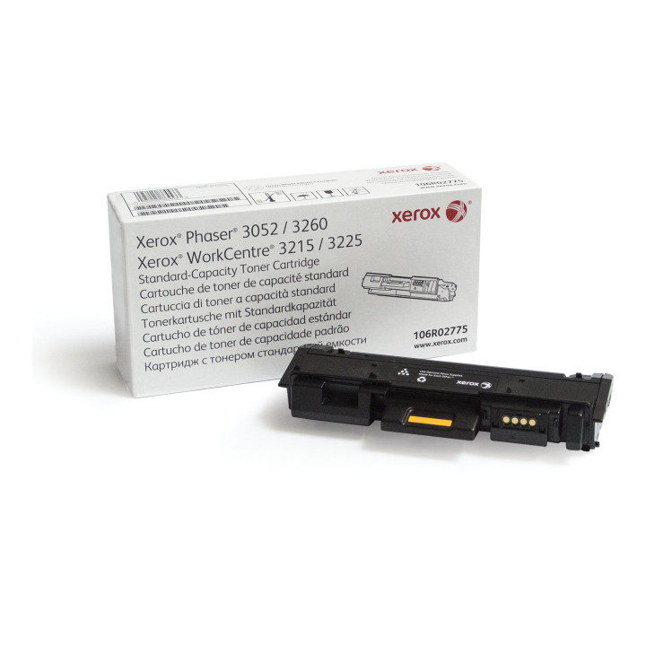Xerox Cartouche de toner Noir de Capacité standard Phaser® 3052​/​3260, WorkCentre® 3215​/​3225 (1500 pages) - 106R0