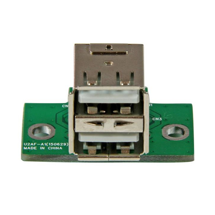 StarTech.com Adaptateur USB 2.0 interne - 2x USB A vers connecteur de carte mère USB à 4 broches - F/F
