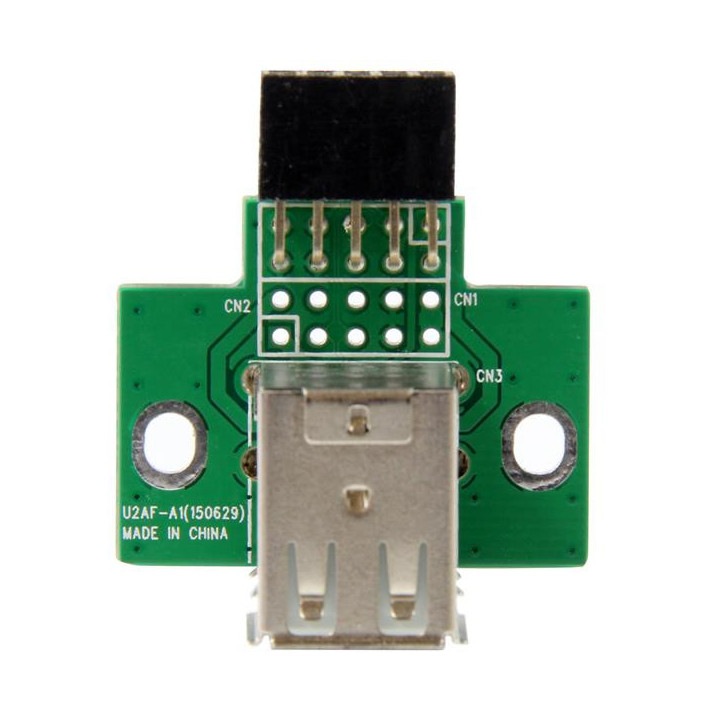 StarTech.com Adaptateur USB 2.0 interne - 2x USB A vers connecteur de carte mère USB à 4 broches - F/F