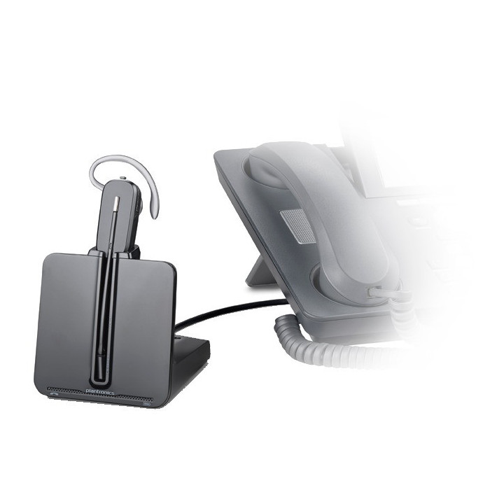 Plantronics CS540 + HL10 Casque crochet auricullaire Noir