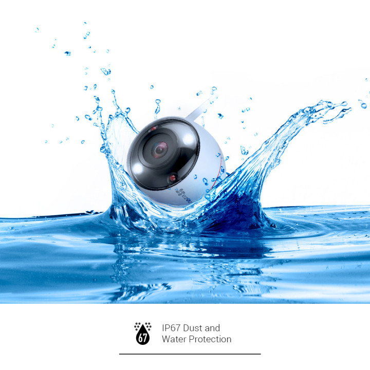 EZVIZ C3W Color Night Vision Balle (forme) Caméra de sécurité IP Extérieure 1920 x 1080 pixels Plafond/mur