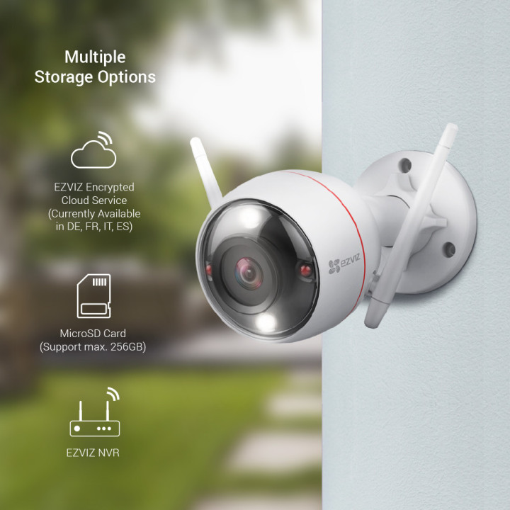 EZVIZ C3W Color Night Vision Balle (forme) Caméra de sécurité IP Extérieure 1920 x 1080 pixels Plafond/mur