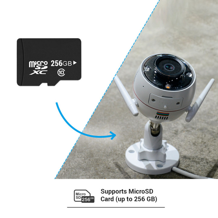 EZVIZ C3W Color Night Vision Balle (forme) Caméra de sécurité IP Extérieure 1920 x 1080 pixels Plafond/mur