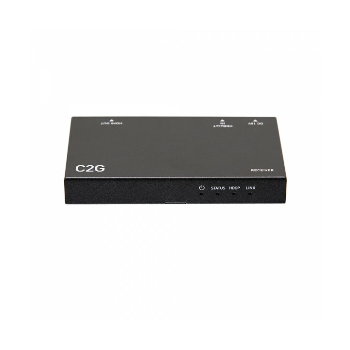 C2G Extension HDMI® HDBaseT sur câble Cat avec boîtier émetteur et boîtier récepteur - 4K 60 Hz
