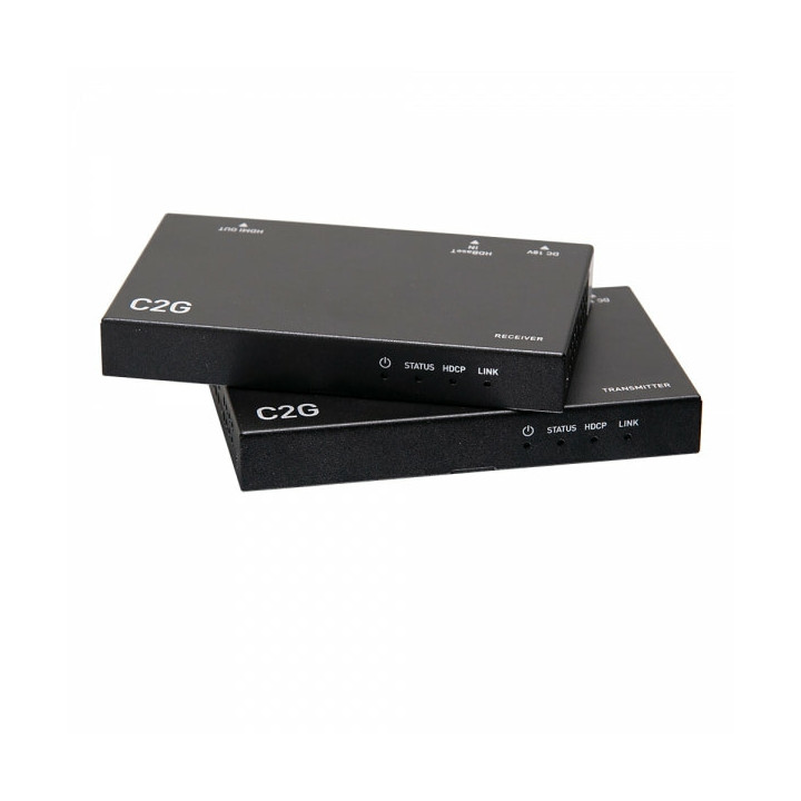 C2G Extension HDMI® HDBaseT sur câble Cat avec boîtier émetteur et boîtier récepteur - 4K 60 Hz