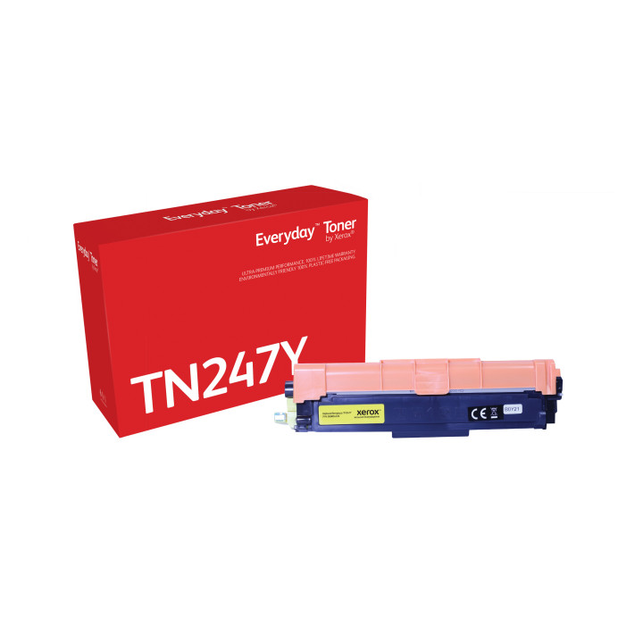 Everyday Toner Jaune ™ de Xerox compatible avec Brother TN247Y, Grande capacité