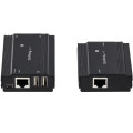 StarTech.com Hub USB 2.0 sur Câble Ethernet CAT5e/CAT6 Unique (RJ45) - 4 Ports - 100m - Concentrateur Extension USB - Boitier 