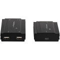 StarTech.com Hub USB 2.0 sur Câble Ethernet CAT5e/CAT6 Unique (RJ45) - 4 Ports - 100m - Concentrateur Extension USB - Boitier 