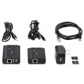 StarTech.com Hub USB 2.0 sur Câble Ethernet CAT5e/CAT6 Unique (RJ45) - 4 Ports - 100m - Concentrateur Extension USB - Boitier 