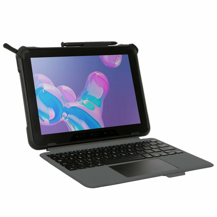 Targus THZ941USZ clavier pour tablette QWERTY Anglais Pogo Pin Noir