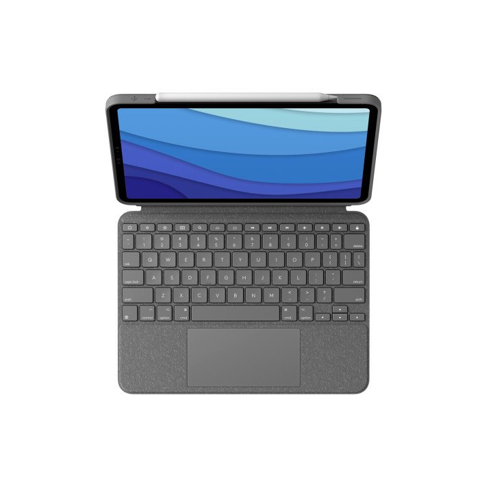 Logitech 920-010146 clavier pour tablette QWERTY Italien Smart Connector Gris
