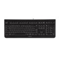 CHERRY KC 1000 clavier Universel USB AZERTY Belge Noir