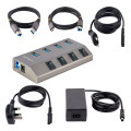 StarTech.com Hub USB-C avec Auto-Alimenté à 4 Ports - Hub USB Type C vers USB-A pour PC de Bureau/Portable - Hub USB 3.0 5Gbp