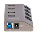 StarTech.com Hub USB-C avec Auto-Alimenté à 4 Ports - Hub USB Type C vers USB-A pour PC de Bureau/Portable - Hub USB 3.0 5Gbp