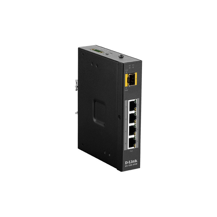 D-Link DIS‑100G‑5PSW Non-géré L2 Gigabit Ethernet (10/100/1000) Connexion Ethernet, supportant l'alimentation via ce port