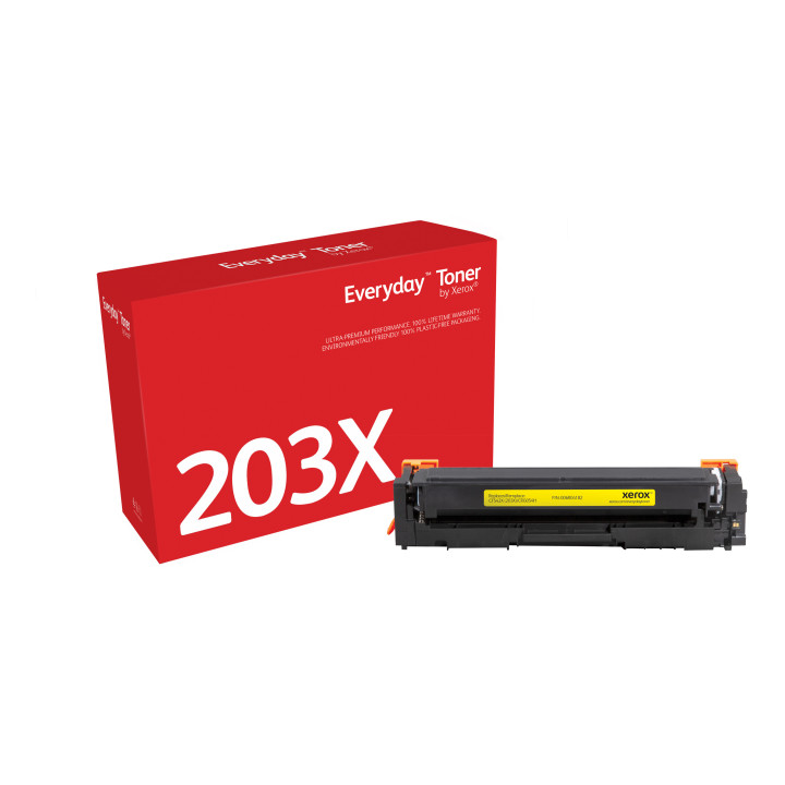 Toner Jaune Everyday™ de Xerox compatible avec HP 203X (CF542X), Grande capacité
