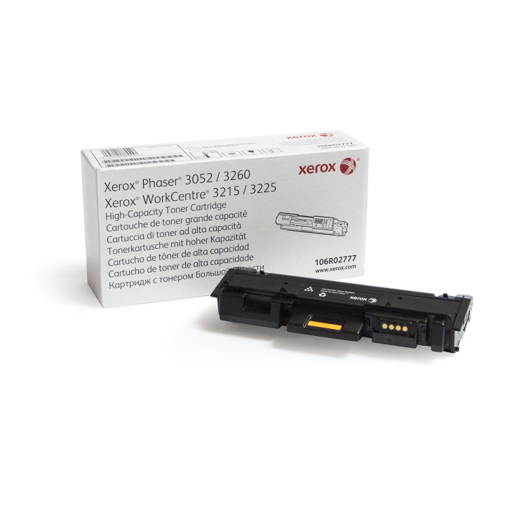 Xerox Cartouche de toner Noir de Grande capacité Phaser® 3052​/​3260, WorkCentre® 3215​/​3225 (3000 pages) - 106R027