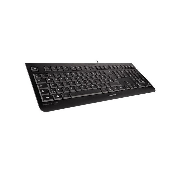 CHERRY KC 1000 clavier USB QWERTY Espagnole Noir