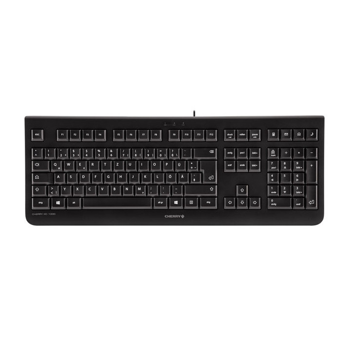 CHERRY KC 1000 clavier Universel USB QWERTY Italien Noir