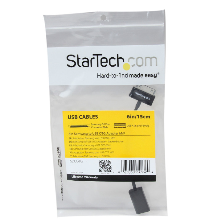 StarTech.com Câble USB OTG Samsung Galaxy Tab - Adaptateur OTG USB Type A femelle - 1 mètre