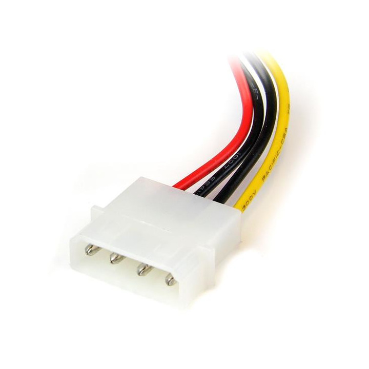 StarTech.com Adaptateur de câble d’alimentation LP4 vers SATA à angle gauche 4 broches - 15 cm