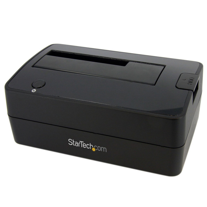StarTech.com Station d'Accueil pour Disque Dur USB 3.0 à SATA à Baie Unique, Dock pour HDD USB 3.0 (5 Gbps), Docking Station 