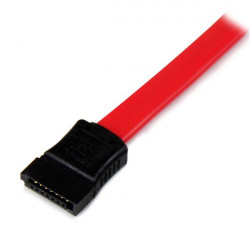StarTech.com Câble SATA Coudé - SATA vers SATA à angle gauche - Cable SATA 45 cm - Coude Gauche