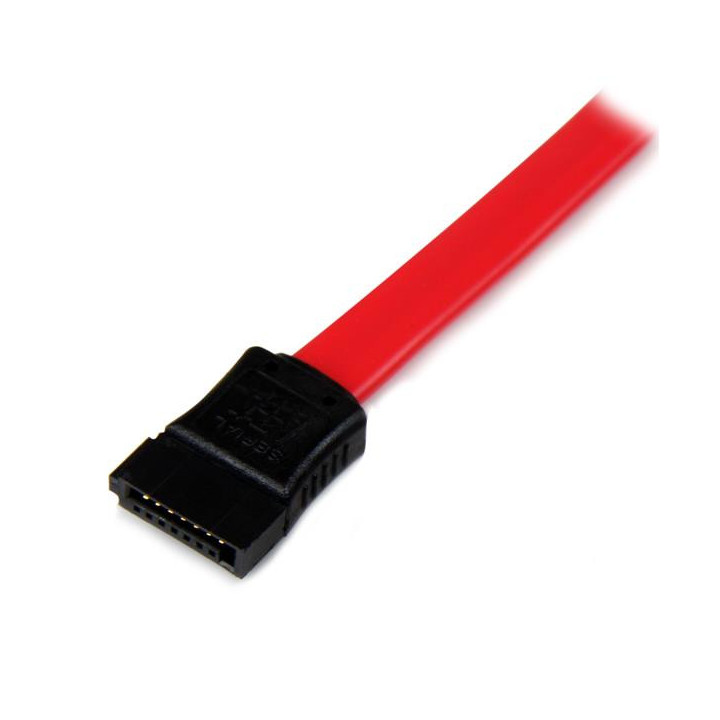 StarTech.com Câble SATA Coudé - SATA vers SATA à angle gauche - Cable SATA 45 cm - Coude Gauche