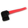 StarTech.com Câble SATA Coudé - SATA vers SATA à angle gauche - Cable SATA 45 cm - Coude Gauche