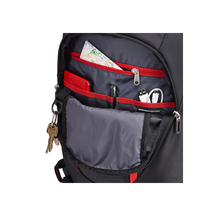 Case Logic Evolution BPEB-115 Black 39,6 cm (15.6") Étui sac à dos Noir