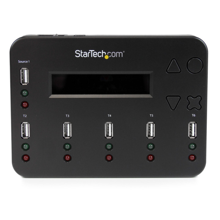 StarTech.com Duplicateur et Effaceur Autonome de 1 à 5 clés USB, Copieur de Plusieurs Clés USB, Copie Système et Fichier et