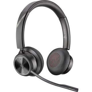 HP Poly Savi 7320 Casque Sans fil Arceau Bureau/Centre d'appels Noir