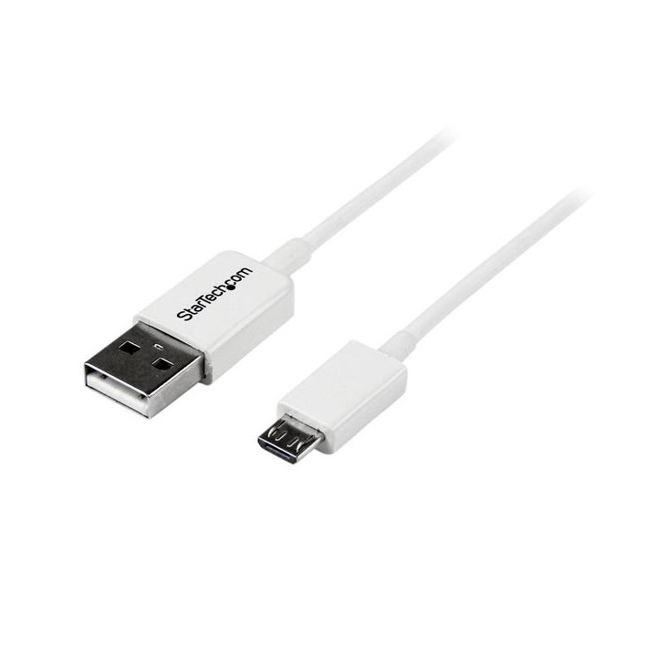 StarTech.com Câble Micro USB 50 cm - A vers Micro B - Blanc
