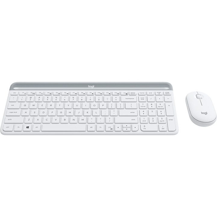 Logitech 920-009199 clavier Souris incluse Bureau RF sans fil Espagnole Blanc