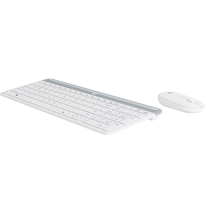 Logitech 920-009199 clavier Souris incluse Bureau RF sans fil Espagnole Blanc