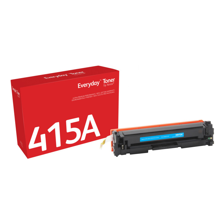 Toner Cyan Everyday™ de Xerox compatible avec HP 415A (W2031A), Capacité standard