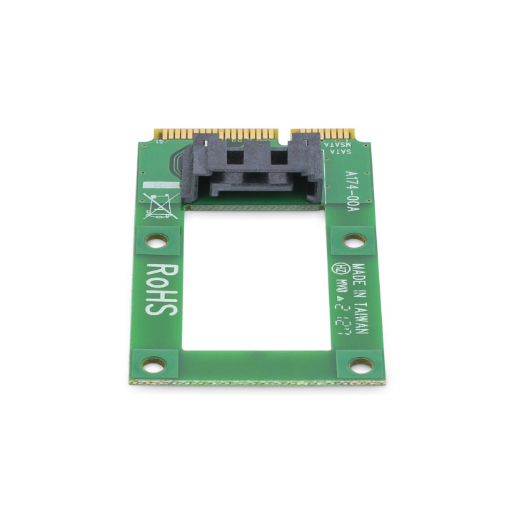 StarTech.com Adaptateur mSATA vers DD / SSD SATA 2,5" ou 3,5" - Carte Convertisseur Mini SATA à SATA