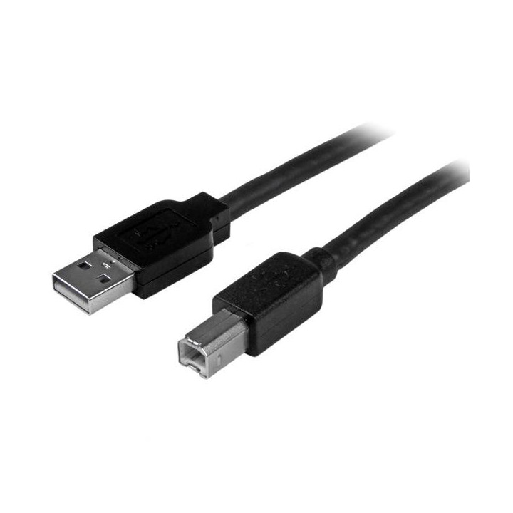 StarTech.com Câble USB Actif A vers B 15 m - M/M - Noir