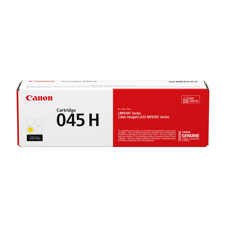 Canon 045 H Cartouche de toner 1 pièce(s) Original Jaune