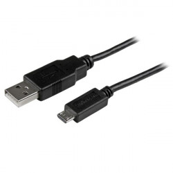 StarTech.com Câble de charge / synchronisation mobile USB A vers Micro B slim de 15 cm pour smartphone et tablette - M/M - Noi