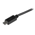 StarTech.com Câble de charge / synchronisation mobile USB A vers Micro B slim de 15 cm pour smartphone et tablette - M/M - Noi