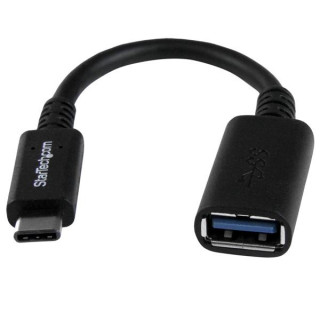 StarTech.com Adaptateur USB-C vers USB-A de 15cm, USB 5Gbps, 3A, Convertisseur USB-C Mâle vers USB-A Femelle, Certifié USB-IF