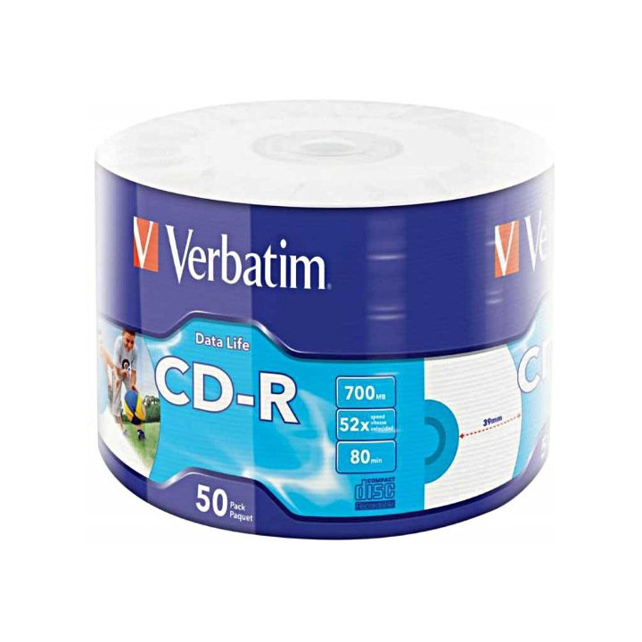 Verbatim 50x CD-R 700 Mo 50 pièce(s)