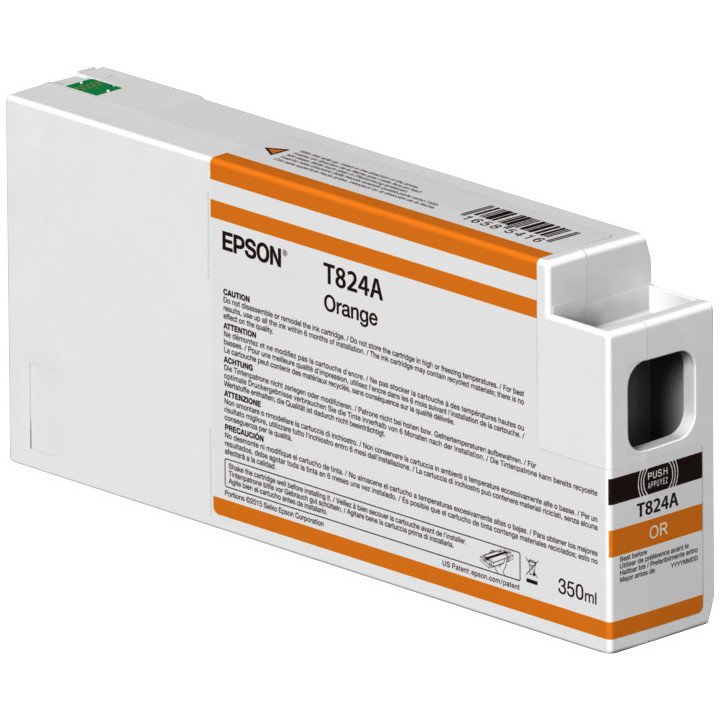 Epson Singlepack Orange T824A00 UltraChrome HDX 350ml