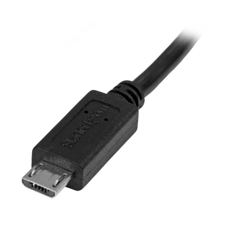 StarTech.com Câble d'extension Micro USB de 50 cm - M/F - Noir