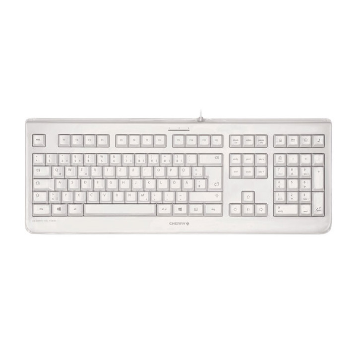CHERRY KC 1068 clavier Bureau USB QWERTY Anglais américain Gris