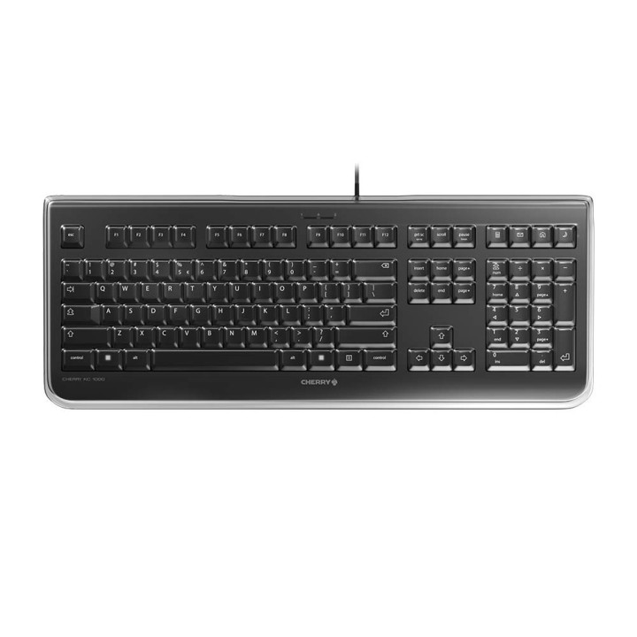 CHERRY KC 1068 clavier Bureau USB QWERTY Anglais américain Noir