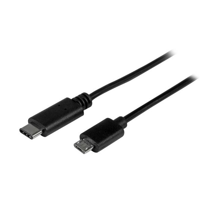 StarTech.com Câble USB-C vers Micro USB-B de 50cm, Câble de Transfert de Données, USB 2.0, USB C vers Micro-B